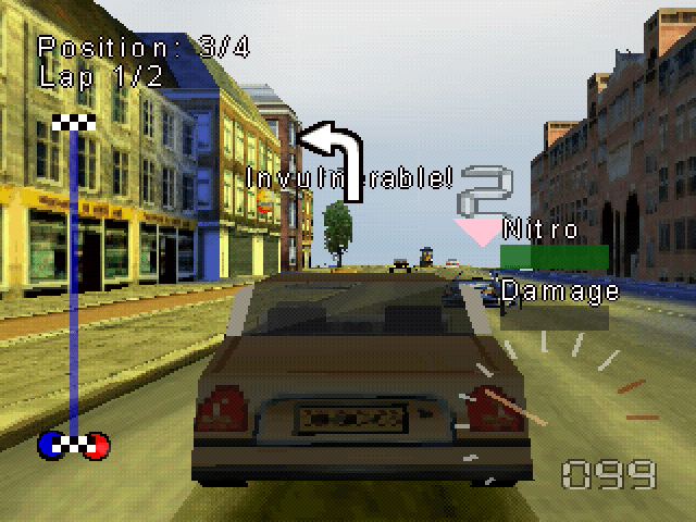 Europe Racer screenshot 4 for Playstation